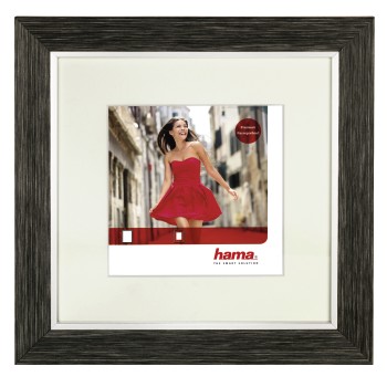 Kunststoffrahmen Porto, Anthrazit, 20 x 20 cm