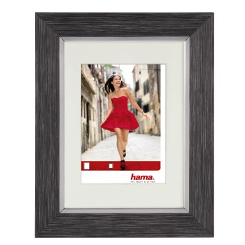 Kunststoffrahmen Porto, Anthrazit, 20 x 30 cm