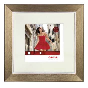 Kunststoffrahmen Porto, Gold, 20 x 20 cm