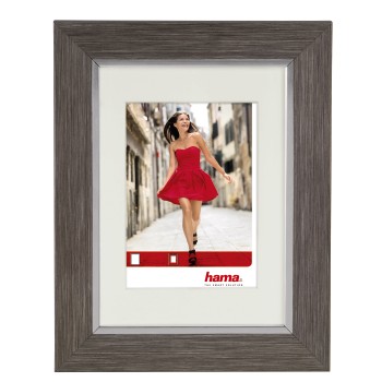 Kunststoffrahmen Porto, Graukiefer, 30 x 40 cm