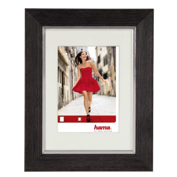 Kunststoffrahmen Porto, Nuss, 30 x 30 cm