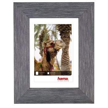 Kunststoffrahmen Kairo, Blaugrau, 30 x 40 cm