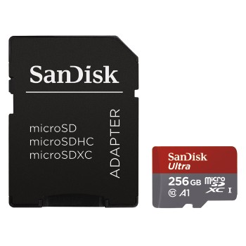 microSDXC Ultra 256GB (A1 / UHS-I / Cl.10 / 100 MB/s) + Adapter Android
