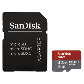 microSDHC Ultra 32GB (A1 / UHS-I / Cl.10 / 98MB/s) + Adapter, Photo