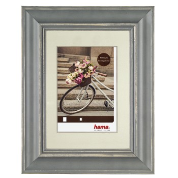 Holzrahmen Vélo, Grau, 24 x 30 cm