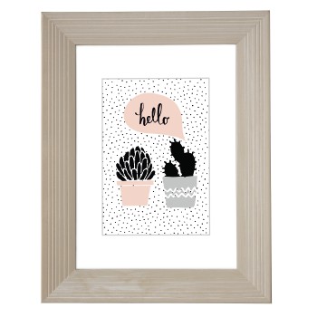 Holzrahmen Lahti, Taupe, 15 x 20 cm