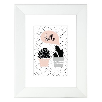 Holzrahmen Lahti, Weiß, 18 x 24 cm