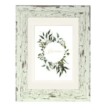 Kunststoffrahmen Chalet, Pastell-Mint, 10 x 15 cm