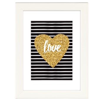 Kunststoffrahmen Rio, Weiß, 18 x 24 cm