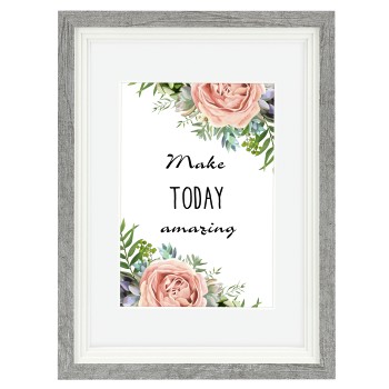 Kunststoffrahmen Livelli, Anthrazit, 30 x 40 cm