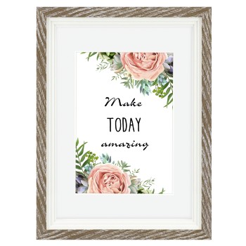 Kunststoffrahmen Livelli, Nuss, 13 x 18 cm