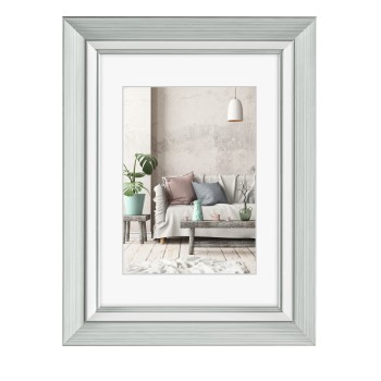 Kunststoffrahmen Cozy, Eisblau, 15 x 20 cm