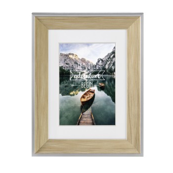 Kunststoffrahmen Sierra, Natur, 13 x 18 cm