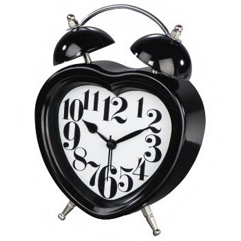 Wecker Heart, Schwarz