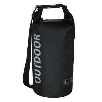 Outdoortasche, 10 l, Schwarz