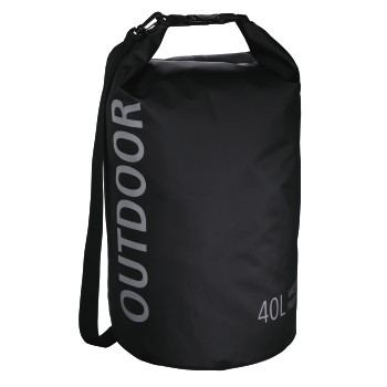 Outdoortasche, 40 l, Schwarz
