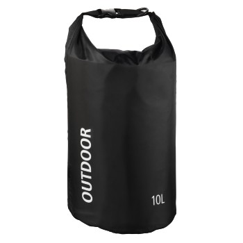 Outdoorbeutel, 10 l, Schwarz