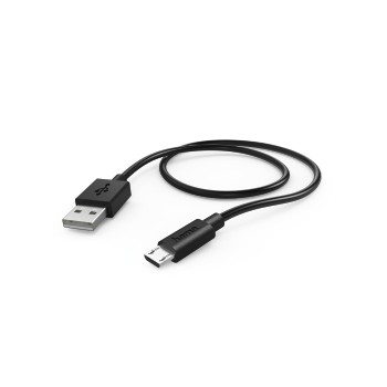Lade-/Datenkabel, Micro-USB, 0,6 m, Schwarz