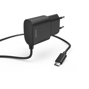Ladegerät, USB Type-C, 2,4 A, Schwarz