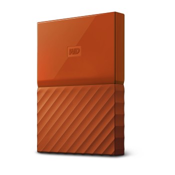 Mobile Festplatte My Passport (Slim), 2 TB, USB 3.0, Orange