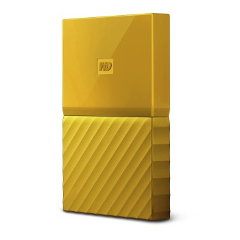 Mobile Festplatte My Passport (Slim), 2 TB, USB 3.0, Gelb