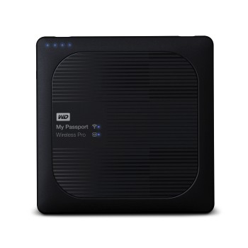Mobile Festplatte My Passport Wireless Pro, 1 TB, Schwarz