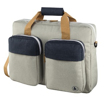 Notebook-Tasche Florenz II, bis 36 cm (14,1), Marineblau/Hellgrau