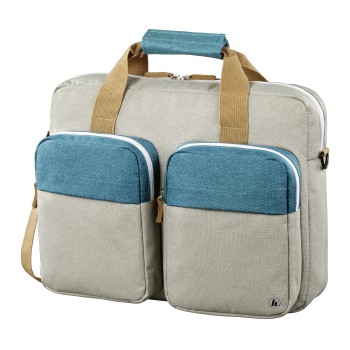 Notebook-Tasche Florenz II, bis 36 cm (14,1), Petrol/Grau