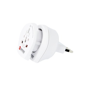 Reisestecker Combo World to Italy, Weiß